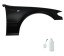 Китай 200902 BMW 3er E46 Sedan/Touring 01-06 kolor 303 COSMOSSCHWARZ prawy +laki Крило BMW 3 серії E46 Седан/Туринг 01-06 колір 303 COSMOSSCHWARZ праве + фарбоване