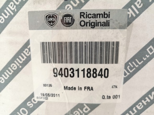 Fiat OE 9403118840 КУЗОВНИЙ ДИФЕРЕНЦІАЛ FIAT ULYSSE 01-10