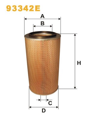 93342E WIX FILTERS Фільтр повітряний