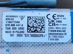 Porsche OE AIRBAG ПАСАЖИРА ПЕРЕДНІЙ ЛІВИЙ PORSCHE PANAMERA 2016-2023 971880441B