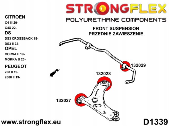 Strongflex 5902553580013 Комплект спортивної підвіски - Peugeot 2008
