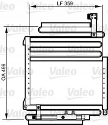 Valeo 814288 Конденсатор радіатора кондиціонування повітря 814288 valeo audi
