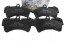 Volkswagen OE 7L0698151J Гальмівні колодки передні 7l0698151j audi/vw/porsche