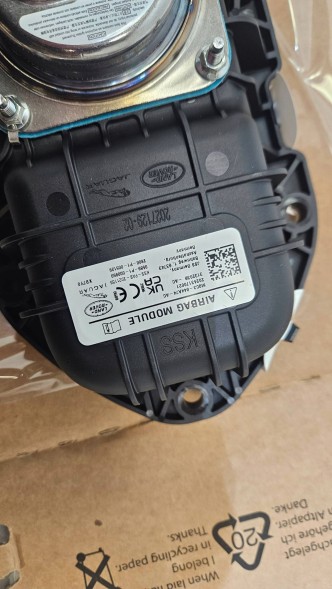 Jaguar OE M9C3044A74AC GO ПОДУШКА БЕЗПЕКИ ПАСАЖИРА JAGUAR F-PACE M9C3-044A74-AC НОВА ОРИГІНАЛ