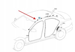 Mercedes-Benz OE A212 860 44 02 64 Повітряна завіса права Mercedes W212 OE А212 860 44 02