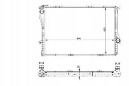 NRF NRF55321(iMOTO) Охолоджувач bmw e38 39 nrf + набір водія #37
