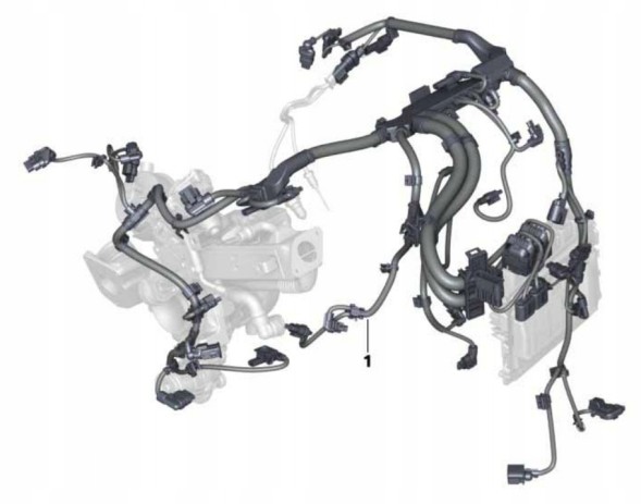 BMW OE 9888915 BMW 3 G20 320dX G22 420dX B47D B47D20B ВСТАНОВЛЕННЯ ДВИГУНА ДЖГУТА ПРОВОДІВ