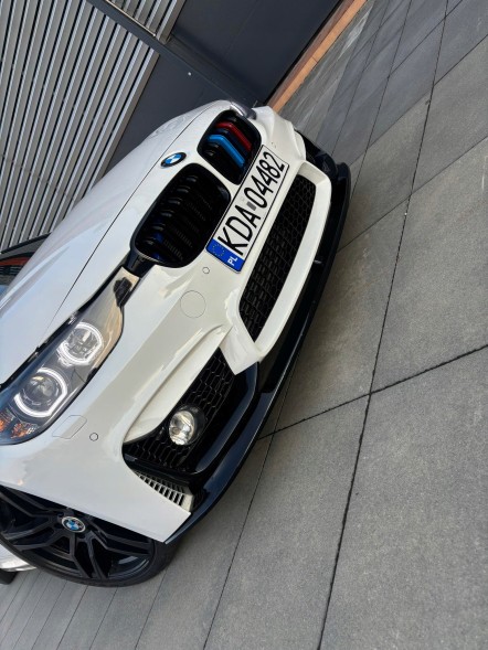 Китай BMW F30 F31 PRZEDNIA DOKŁADKA M3 LOOK SPLITTER SPOJLER CZARNY POŁYSK Передній спліттер M3 Look чорний для BMW F30/F31