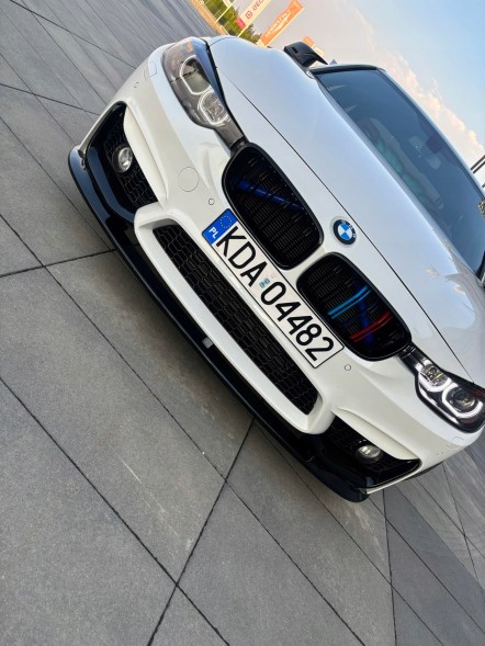 Китай BMW F30 F31 PRZEDNIA DOKŁADKA M3 LOOK SPLITTER SPOJLER CZARNY POŁYSK Передній спліттер M3 Look чорний для BMW F30/F31