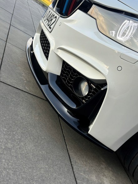 Китай BMW F30 F31 PRZEDNIA DOKŁADKA M3 LOOK SPLITTER SPOJLER CZARNY POŁYSK Передній спліттер M3 Look чорний для BMW F30/F31