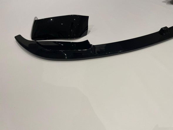 Китай BMW F30 F31 PRZEDNIA DOKŁADKA M3 LOOK SPLITTER SPOJLER CZARNY POŁYSK Передній спліттер M3 Look чорний для BMW F30/F31