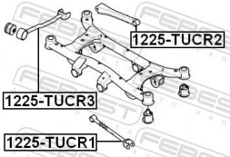 1225 TUCR1 FEBEST Важіль підвіски
