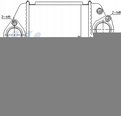 Nissens 96372 Охолоджувач повітря інтеркулер 96372 nissens