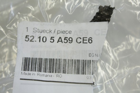 BMW OE 5A59CE6 52105A59CE6 VEGANZA PERFOROWANA CZARNA (KUSW) ОБШИВКА ОББИВКА СИДІННЯ СПОРТ ЧОРНА BMW F70 F74 U06 U11 X1 U10