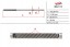 MSG ME211C Планка зубчаста рульової передачі Mercedes-Benz ML W163 98-05