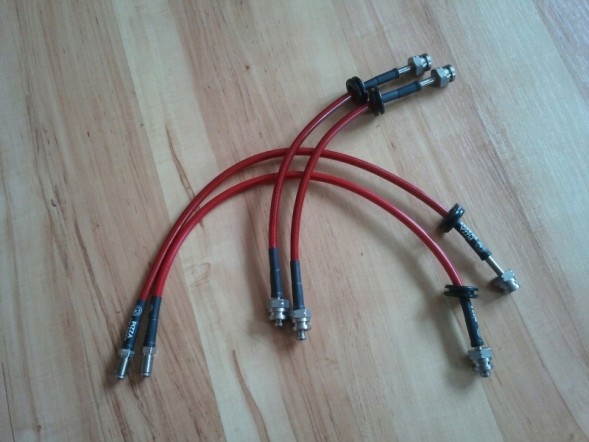 Pizza Brakes Przewody hamulcowe w oplocie FIAT SEICENTO / 600 Гальмівні дроти в обплетенні FIAT SEICENTO / 600