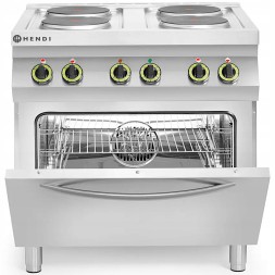 Китай WEW-SC-HP-1001000 Електрична плита Hendi 4 конфорки GN1/1 Конвекційна піч для гастрономії