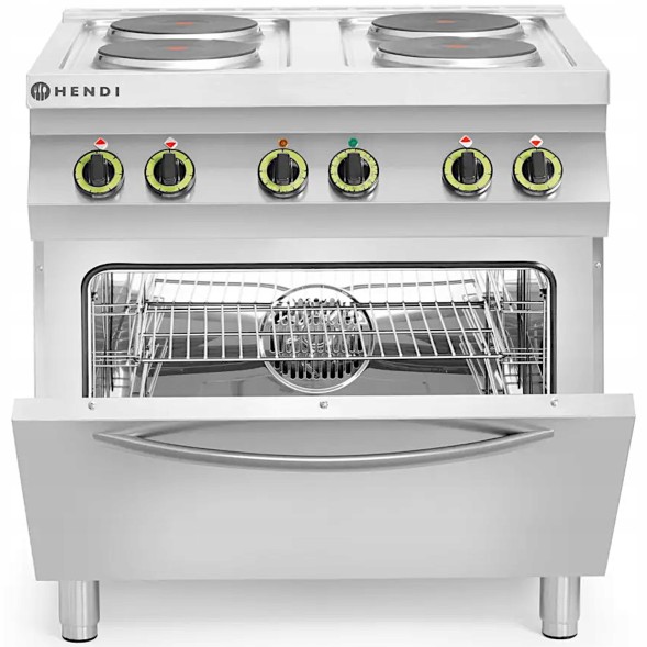 Китай WEW-SC-HP-1001000 Електрична плита Hendi 4 конфорки GN1/1 Конвекційна піч для гастрономії