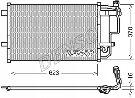 Denso DCN44007 Конденсатор кондиціонера - denso dcn44007