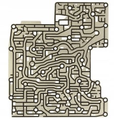 ZF 1068327180 Сепараційна плита мехатроніки для акпп 6hp26 a052