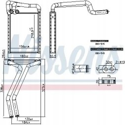Nissens 707297 Нагрівач 707297 nissens hyundai tucson ix35 i