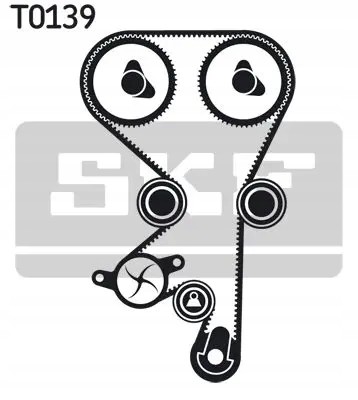 SKF VKMC 05142 Комплект грм + водяний насос vkmc 05142 skf opel