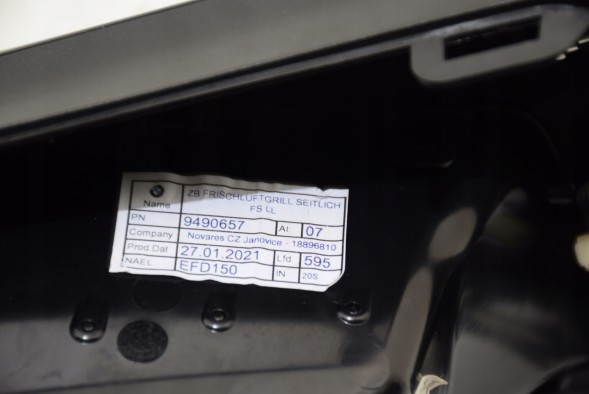 BMW OE 9490657 BMW Вентиляційний отвір BMW iX I20