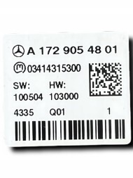 Mercedes-Benz OE A1729054801 CZ MERCEDES BENZ W172 БАГАТОФУНКЦІОНАЛЬНА ПАНЕЛЬ КНОПОК A1729054801