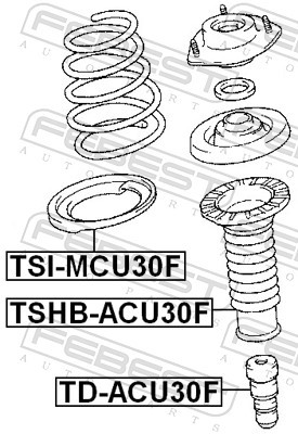 TSHB ACU30F FEBEST Пильник амортизатора