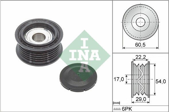 532 0854 10 INA Шків