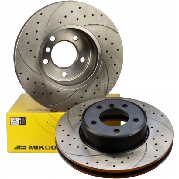 ATM Mikoda 0456S Диски + Колодки MIKODA GT BMW 5 F10 F11 Передні 330мм