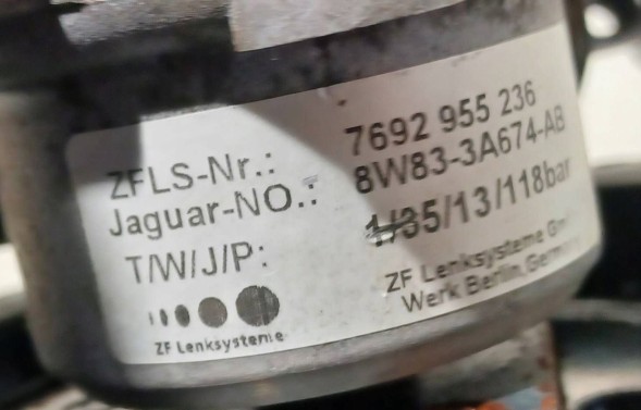 Jaguar OE 8W833A674AB-JAG JAGUAR XK X150 5.0 V8 НАСОС ГІДРОПІДСИЛЮВАЧА КЕРМА 7692955236 8W833A674AB