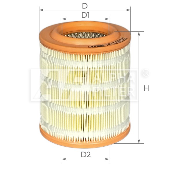 AF0228 ALPHA FILTER Фільтр забору повітря