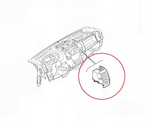 Fiat OE 0735590730 вентиляційні отвори