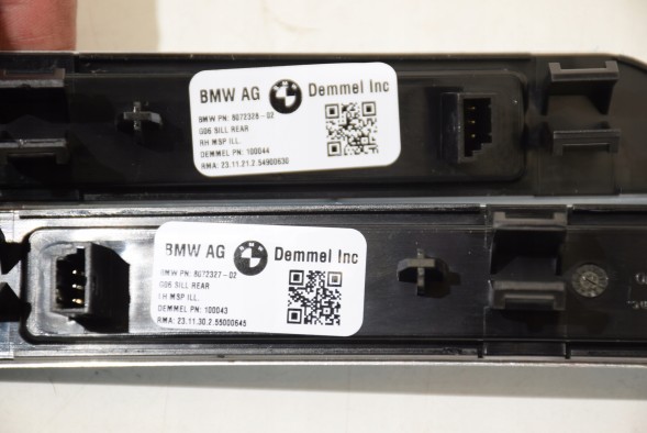 BMW OE 8069271 8072327 8072328 BMW BMW X6 G06 F96 Декоративні планки Накладка порога Порогова Фронтальна Спинка Світлодіодний M-пакет
