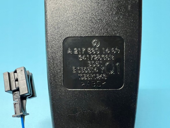 Mercedes-Benz OE 2178601469, A2178601469, A-217-860-14-69, A21786014699051 НОВИЙ ОРИГІНАЛ MERCEDES S-КЛАСУ ПРЯЖКА РЕМЕНЯ БЕЗПЕКИ A2178601469