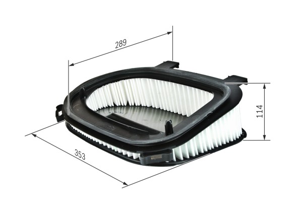 F026400366 BOSCH Фільтр забору повітря