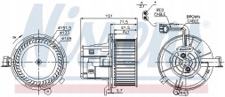 Nissens 86217837 NIS Повітродувка - nissens 87109