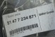 BMW OE 7234871 51477234871 Велюрові килимки EVERESTGRAU передні + задні для BMW F07 5GT 7234871