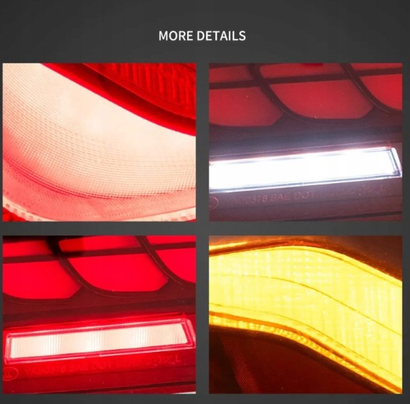 VLAND 201991-E LDBMK5 mhm Комплект задніх ліхтарів Vland Full Led Neon Oled Tuning Bmw 5 f10 09- Lci FL 13-17