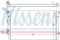 65280A NISSENS Радіатор системи охолодження