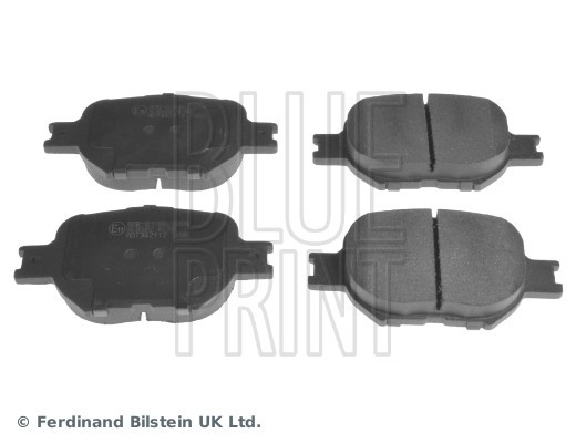 ADT342112 BLUE PRINT Комплект гальмівних колодок з 4 шт дисків