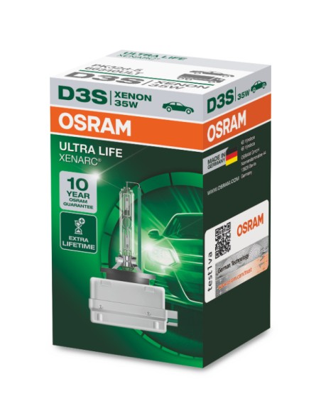 Китай 1185013956 Лампа (коробка 1 шт.) D3S 42V 35W PK32D-5 до 4 разів довше Ultr life