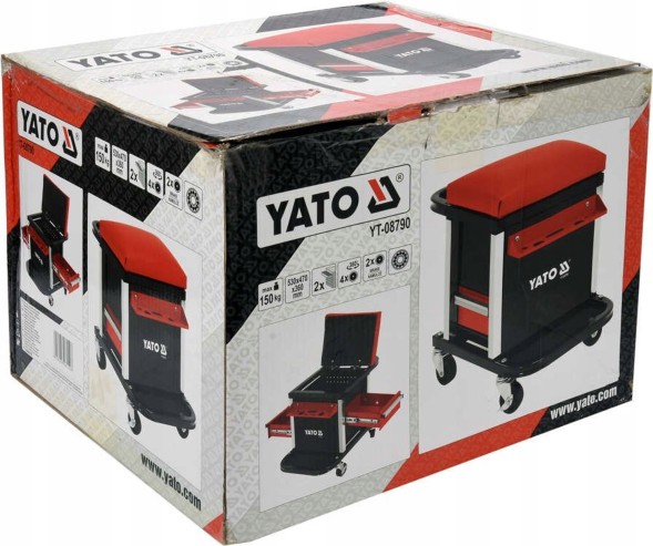 Yato YT-08790 ТАБУРЕТКА ДЛЯ МАЙСТЕРНІ З ВИСУВНИМИ ЯЩИКАМИ