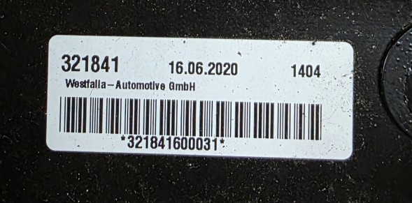 Volkswagen OE ФАРКОП (ЗЧЕПНЕ ПРИСТРІЙ) VW AMAROK ОРИГІНАЛ 2H5803881K НОВИЙ