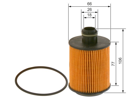 F026407095 BOSCH Фільтр оливи