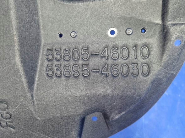 Lexus OE LEXUS RZ450E ПРАВЕ ПЕРЕДНЄ НАДКОЛЕСО ОРИГІНАЛ 53805-46010