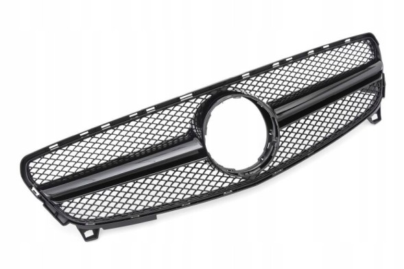 Китай GR025053 Атрапа гриль GT STYLE Mercedes A-Class W176 ЧОРНИЙ БЛИСК 12–15 (PRE-LIFT)