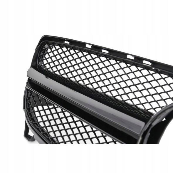 Китай GR025053 Атрапа гриль GT STYLE Mercedes A-Class W176 ЧОРНИЙ БЛИСК 12–15 (PRE-LIFT)