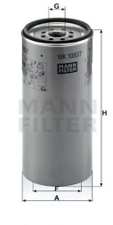 WK 1080 7X MANN FILTER Фільтр палива
